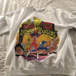 Power rangers sweatshirt pullover